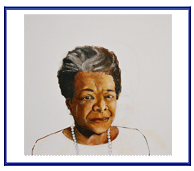 Maya Angelou. By Vija Doks.