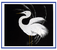 Great Egret. By Vija Doks.